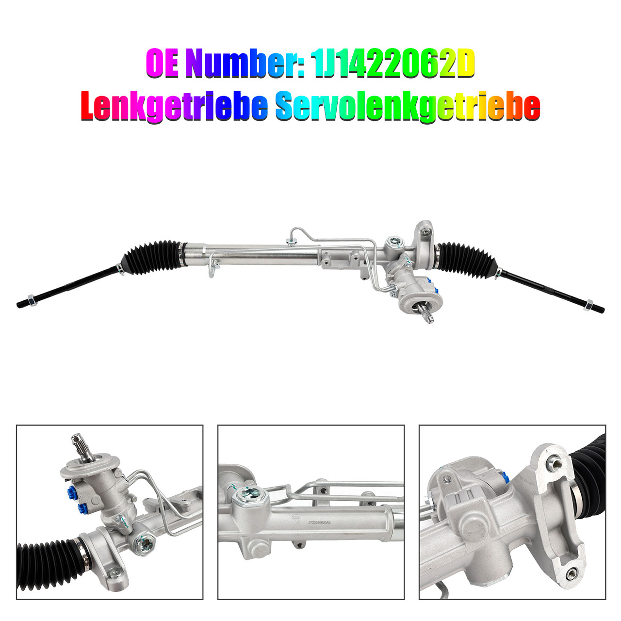 Power Steering Rack and Pinion 1J1422062D for Audi A3 8L1 VW Golf IV Bora Skoda