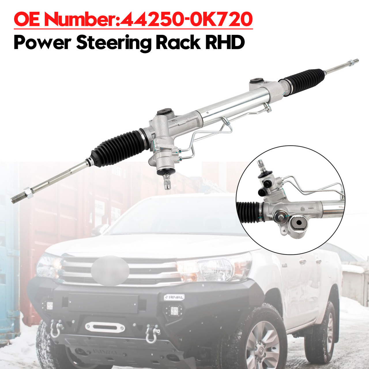 2016- Toyota Hilux Pickup Revo GUN125 2.4TD Power Steering Rack