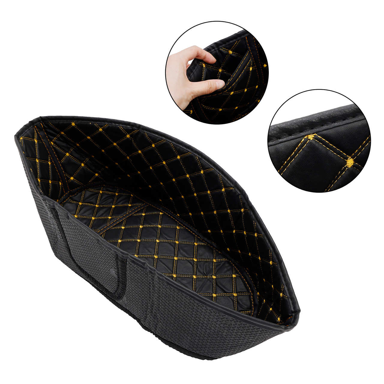 Vespa Gts 300 Gts300 Seat Bucket Liner Pad Trunk Inner Protector Pu Gold Generic