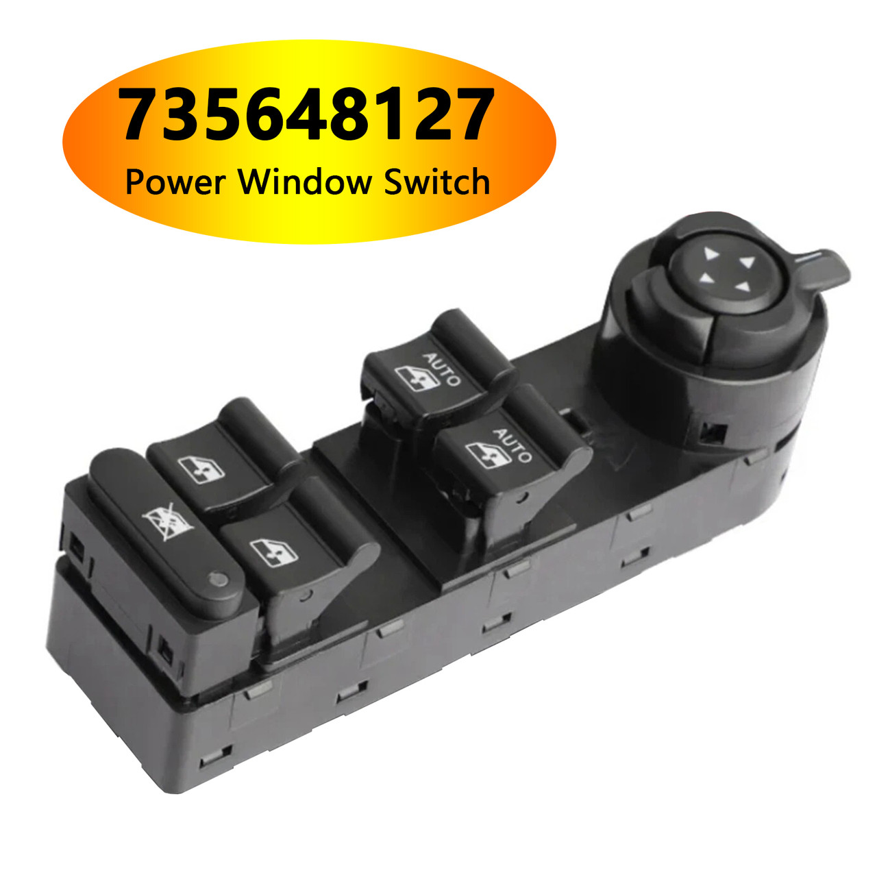 2016-2023 Jeep Liberty Power Window Switch LHD Driver Side 735648127 Generic