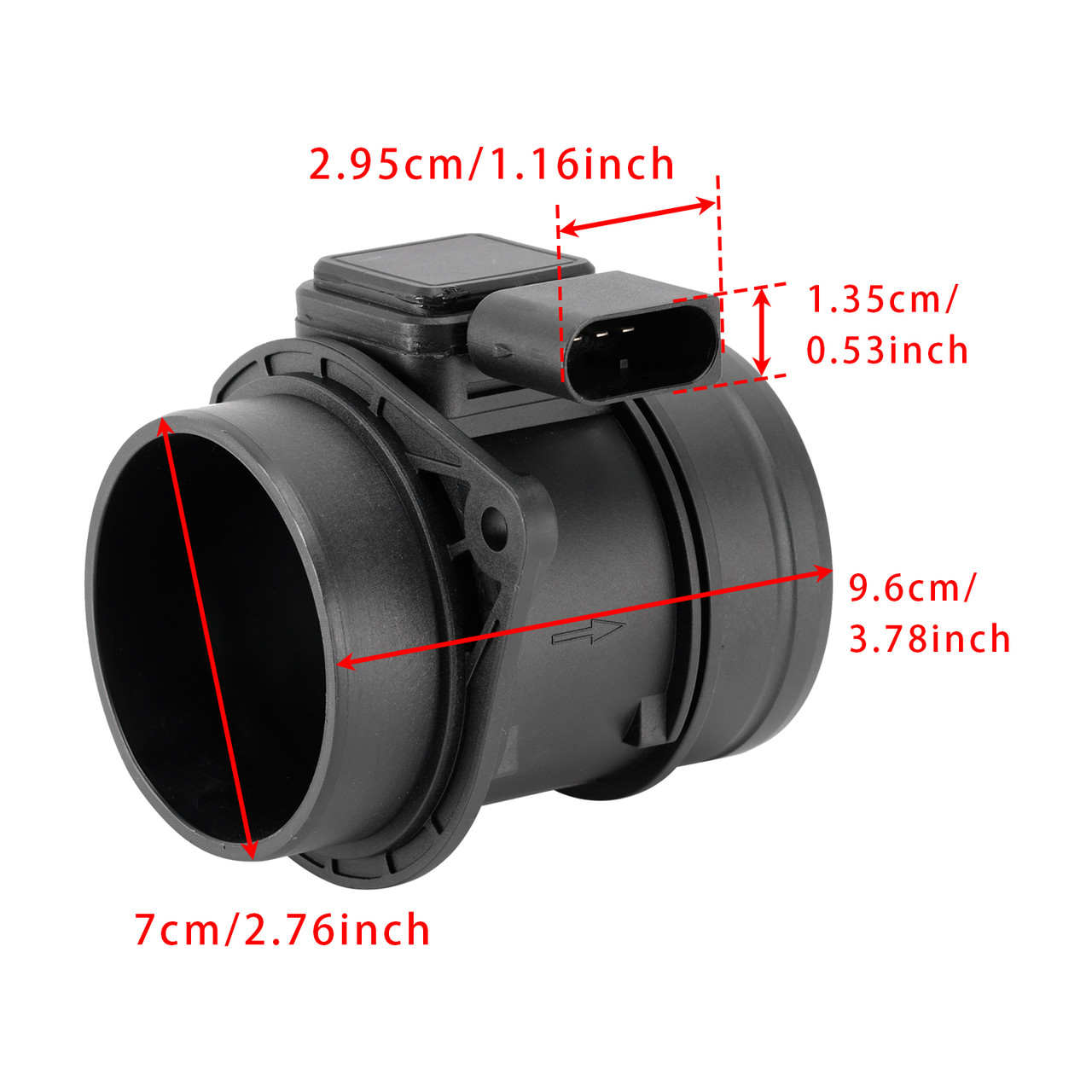 2008-2012 Mercedes-Benz A B W245 W169 Mass Air Flow Meter Sensor 5WK97026 Generic 2008-2012 Mercedes-Benz A B W245 W169 Mass Air Flow Meter Sensor 5WK97026 Generic