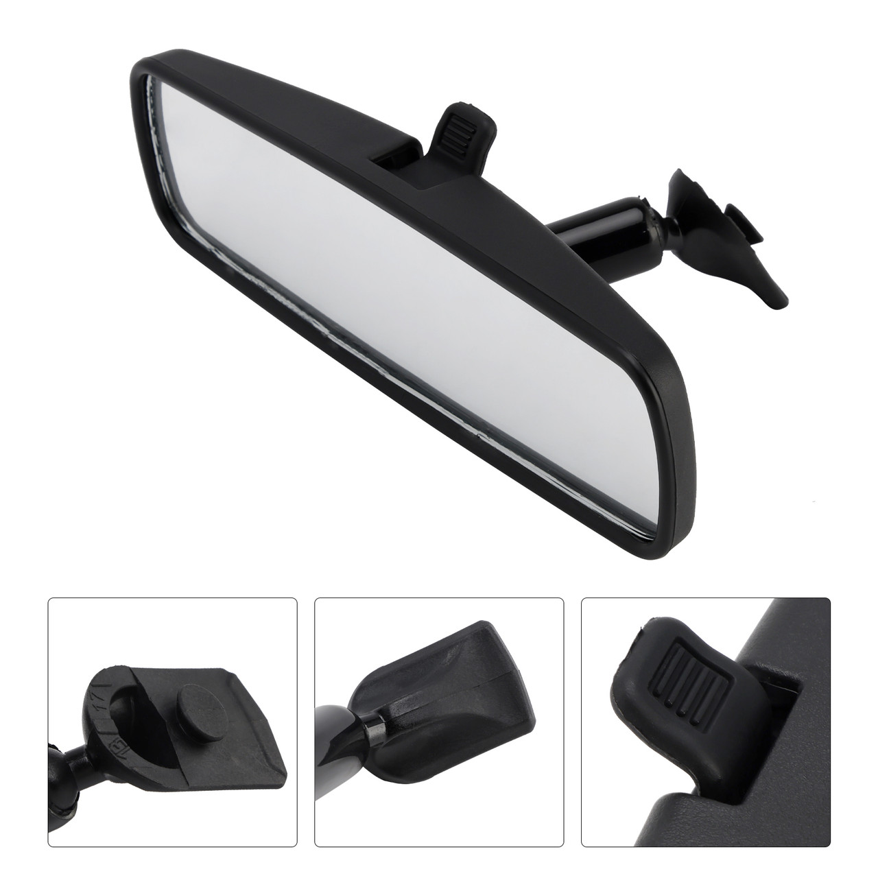 2003-2012 Honda Accord 2dr Interior Rear View Mirror 76400-SDA-A0 Black Generic
