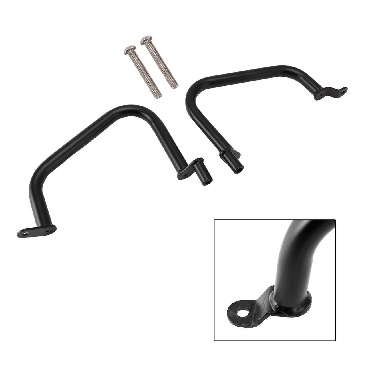 2023-2025 Triumph Scrambler 400X Engine Guard Crash Bar Frame Protector Bumper Steel Black Generic