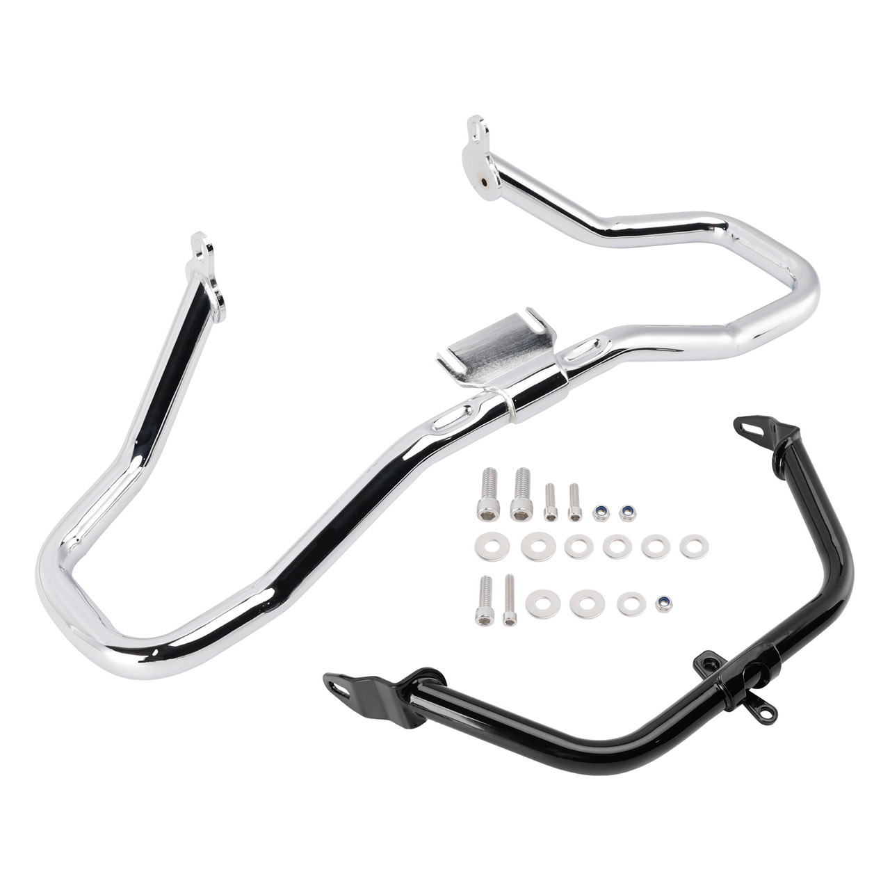 2014-2022 Touring Road Glide Engine Guard Crash Bar Frame Protector Bumper Steel Generic