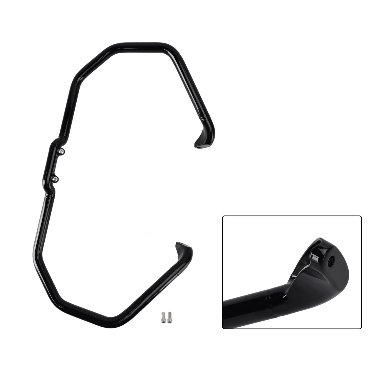 2014-2023 Indian Roadmaster Engine Guard Crash Bar Frame Protector Black Generic