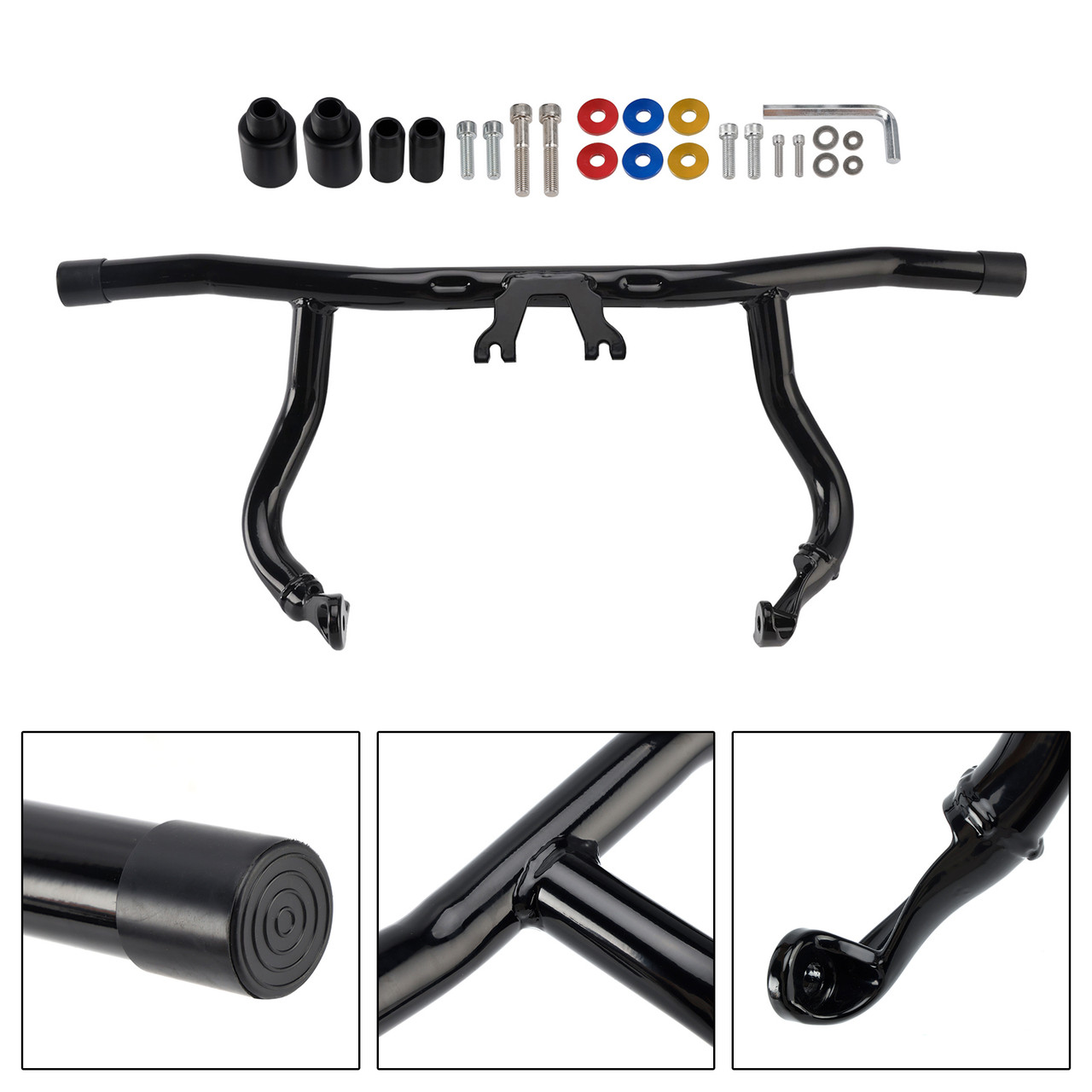 2024-2025 Road Glides Street Glides Road Glides FLHT FLHX Engine Guard Crash Bar Frame Protector Blakc Generic