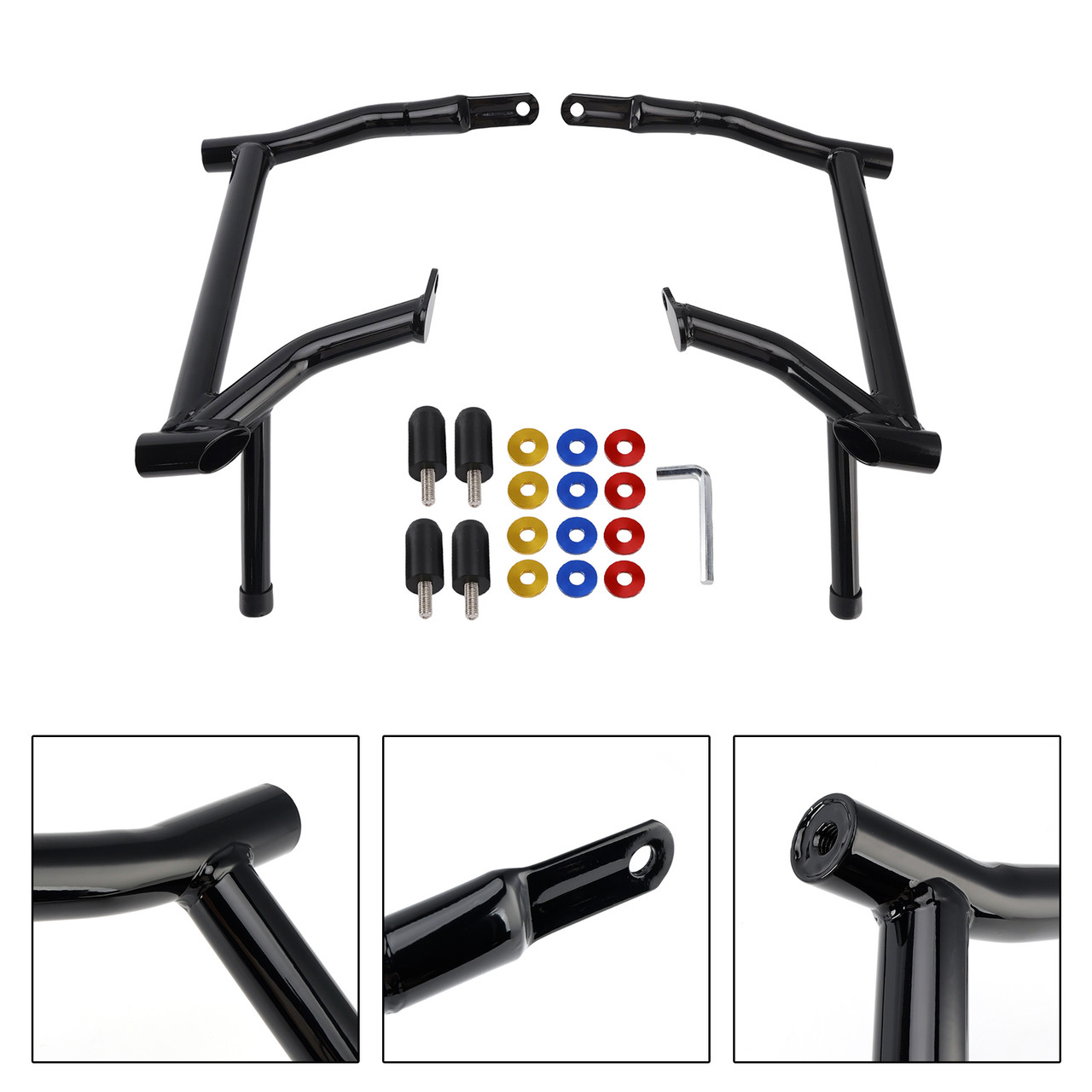 2014-2023 Road Glides Street Glides Road Glides FLHT FLHX Saddlebag Guard Crash Bar Frame Protector Generic