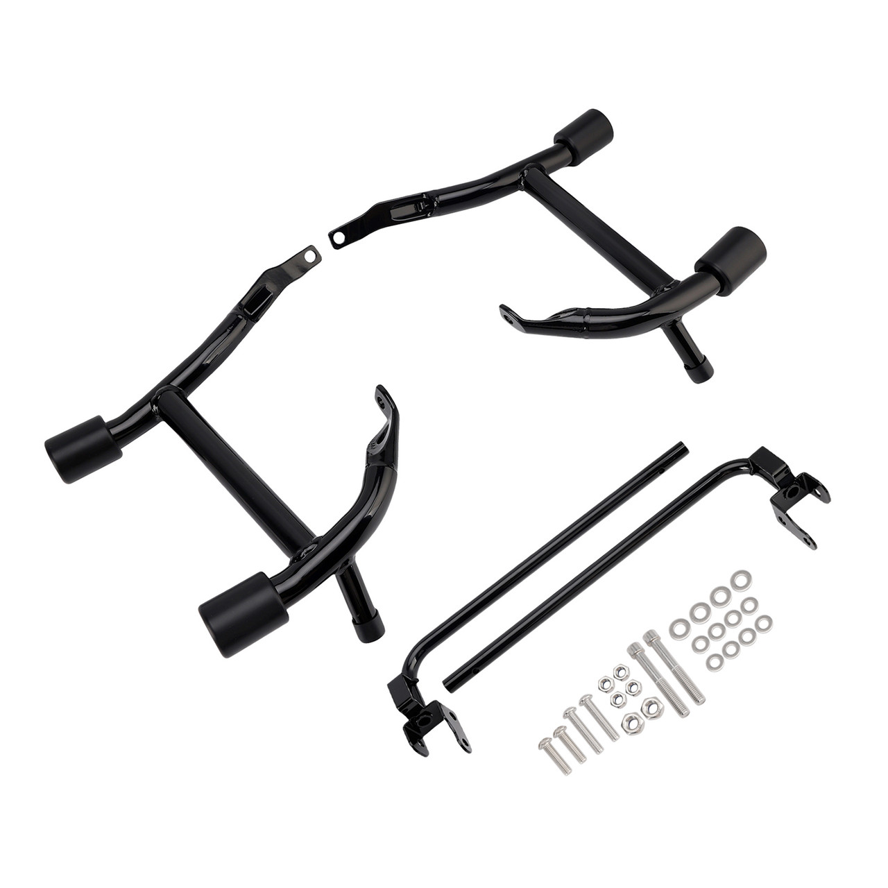 2024-2025 Touring 117 121 CWO Street Glide Road glide Saddlebag Guard Crash Bar Frame Protector Black Generic