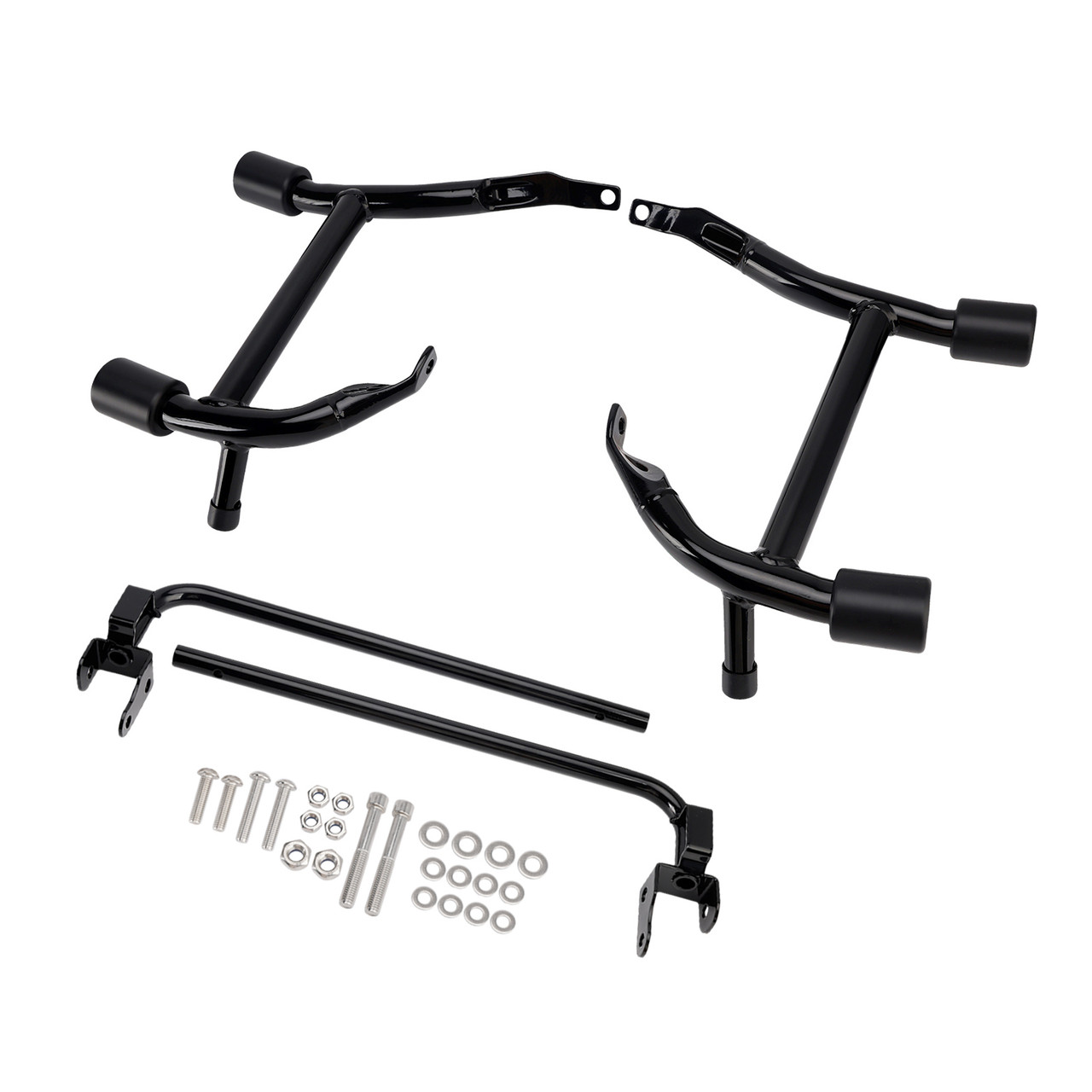 2024-2025 Touring 117 121 CWO Street Glide Road glide Saddlebag Guard Crash Bar Frame Protector Black Generic