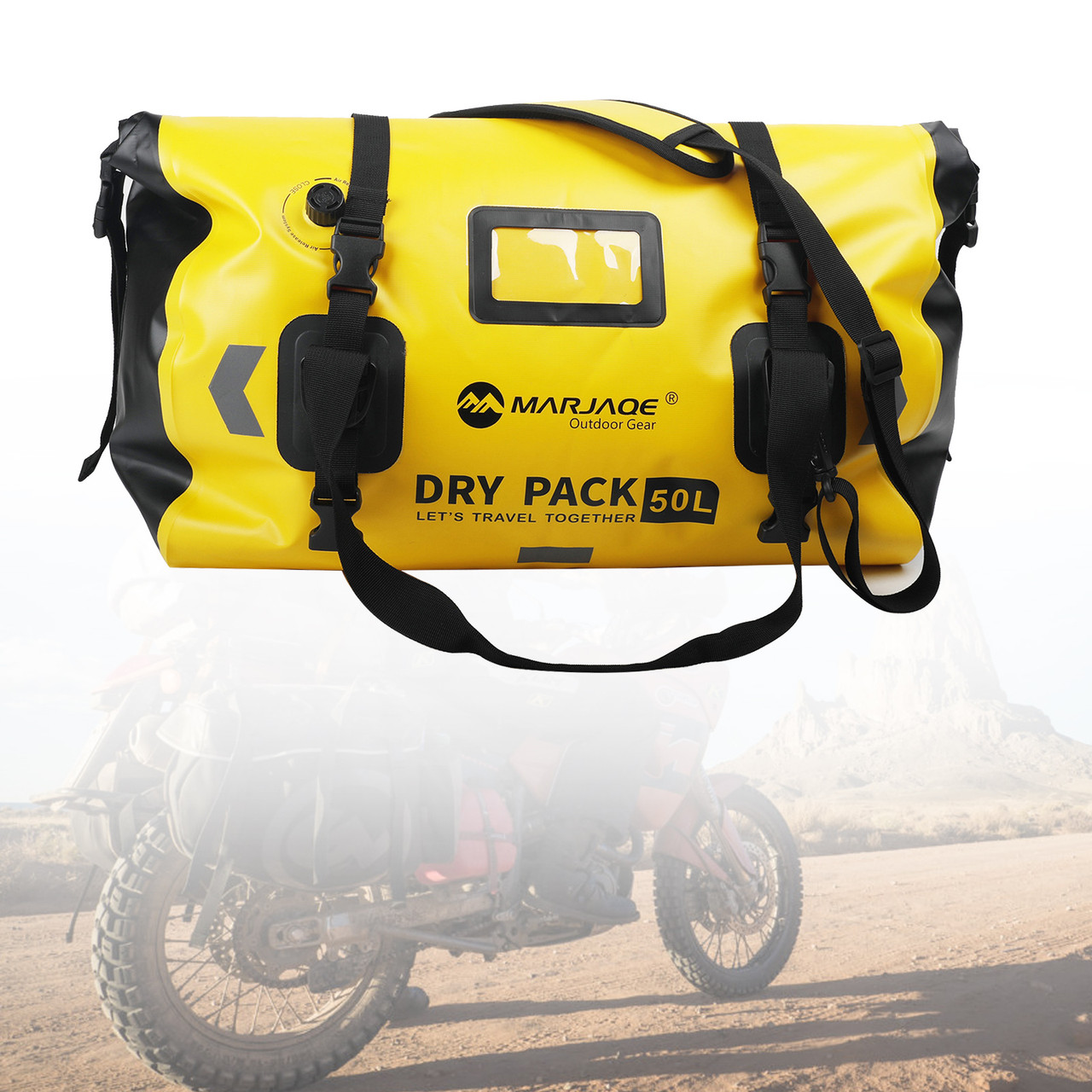 Side Tail Bag Saddlebag Color Matching Luggage 50L For Scooter Motorcycle