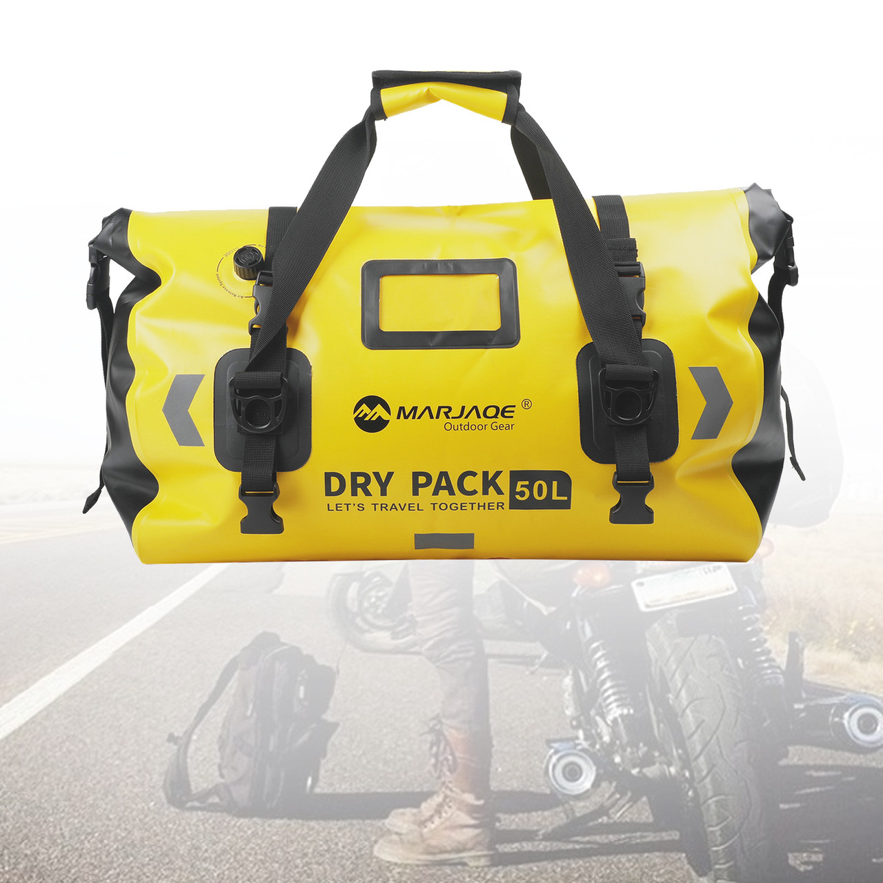 Side Tail Bag Saddlebag Color Matching Luggage 50L For Scooter Motorcycle