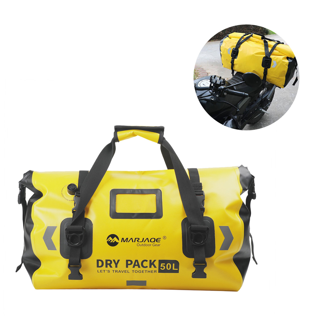 Side Tail Bag Saddlebag Color Matching Luggage 50L For Scooter Motorcycle