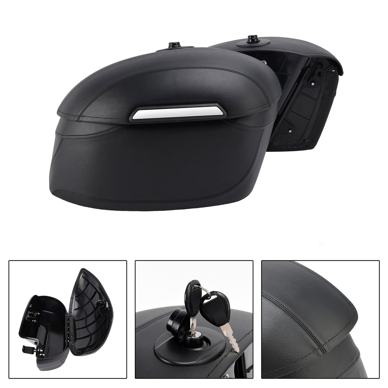 2004-2025 Sportster 883/1200 X48 Luggage Rack Side Saddle Bag Mount Bracket Black Generic