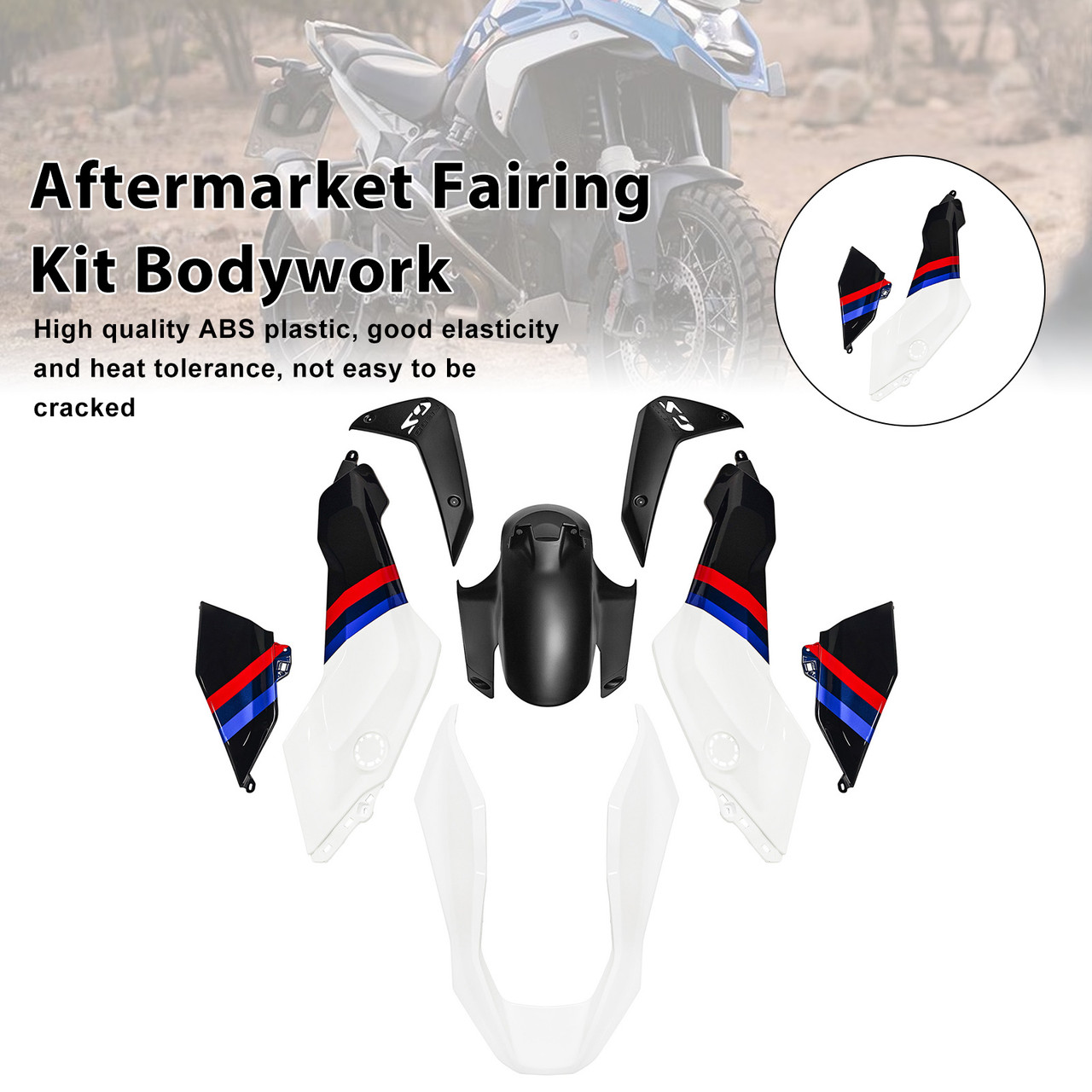 2024-2025 BMW R1300GS Injection ABS Plastic Bodywork Fairing Kit #003 Generic