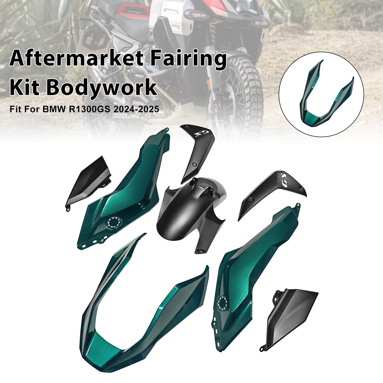 2024-2025 BMW R1300GS Injection ABS Plastic Bodywork Fairing Kit #004 Generic