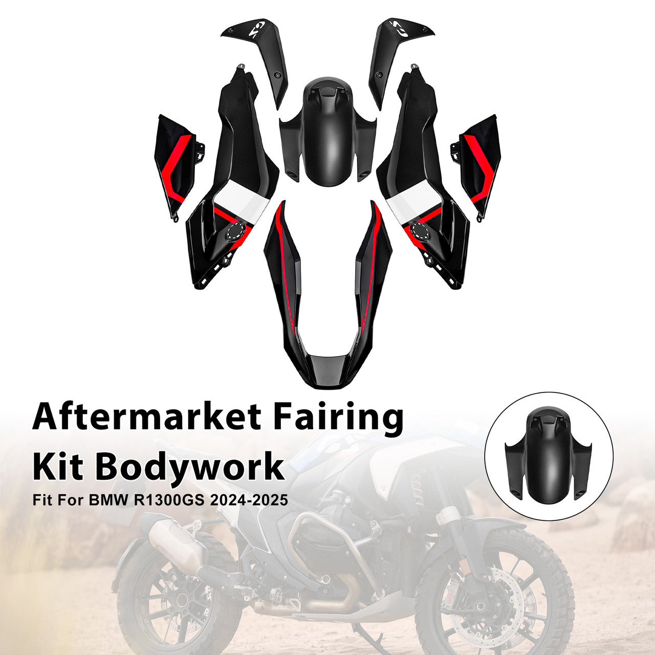 2024-2025 BMW R1300GS Injection ABS Plastic Bodywork Fairing Kit #007 Generic
