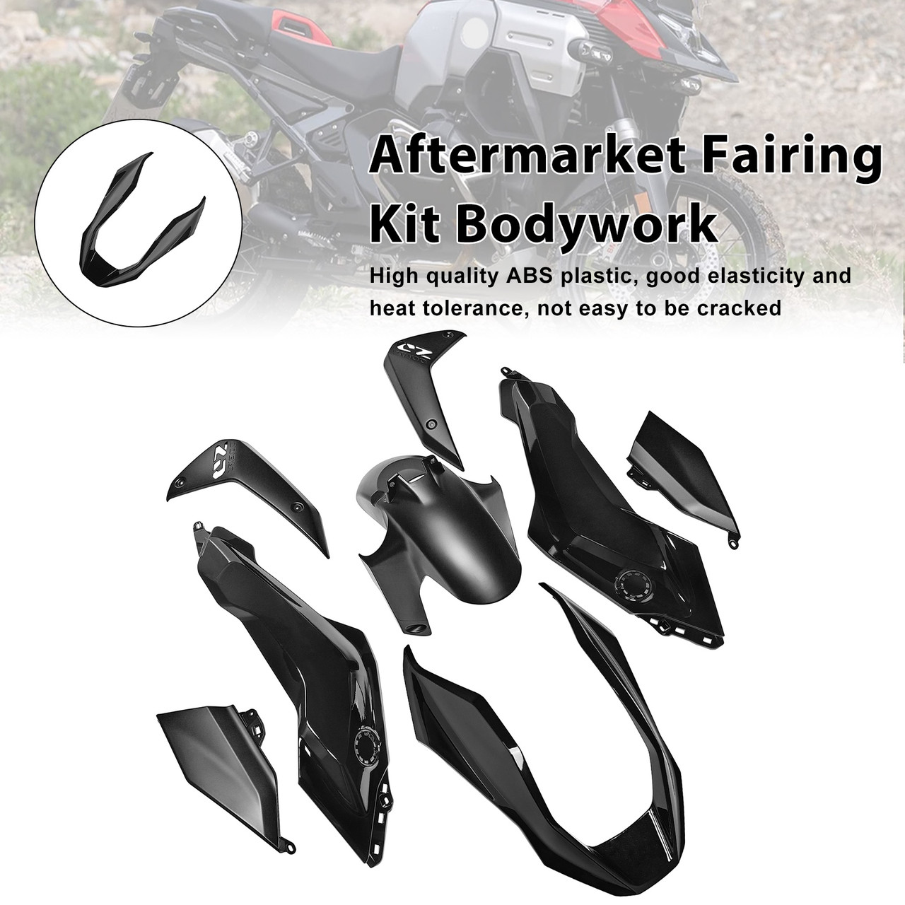 2024-2025 BMW R1300GS Injection ABS Plastic Bodywork Fairing Kit #008 Generic