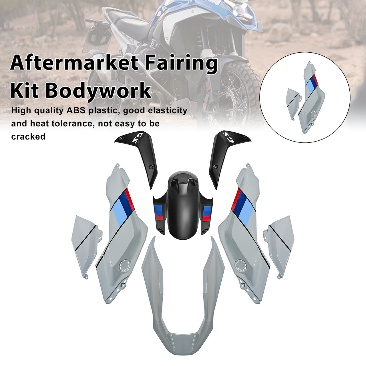 2024-2025 BMW R1300GS Injection ABS Plastic Bodywork Fairing Kit #011 Generic