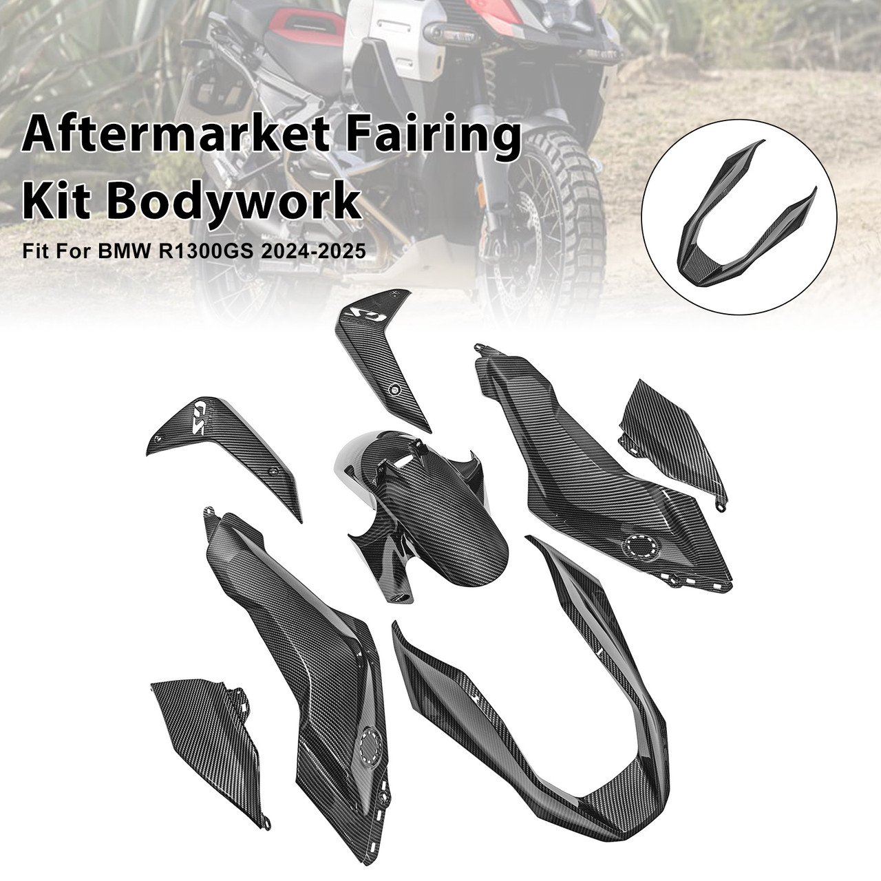 2024-2025 BMW R1300GS Injection ABS Plastic Bodywork Fairing Kit #012 Generic