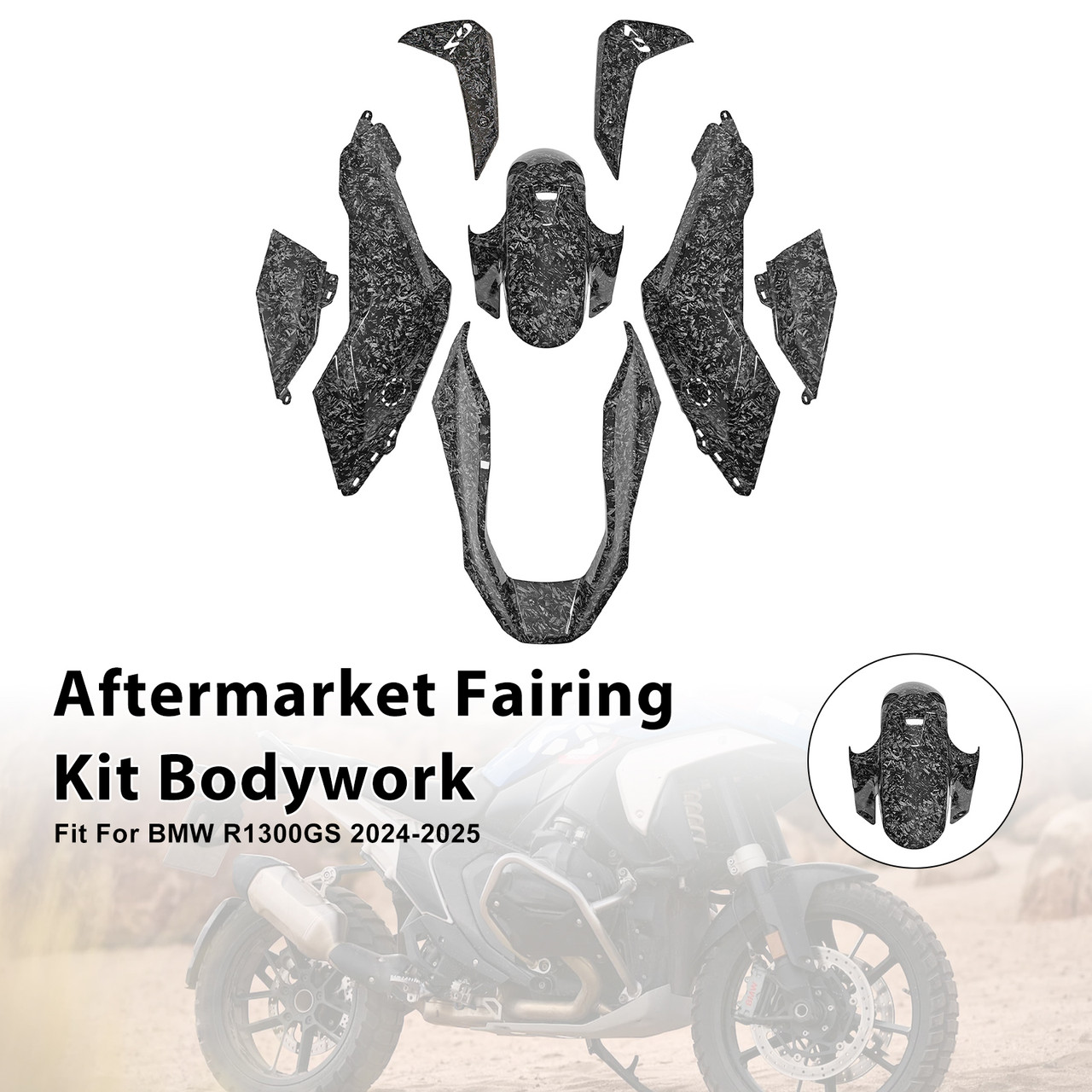 2024-2025 BMW R1300GS Injection ABS Plastic Bodywork Fairing Kit #013 Generic