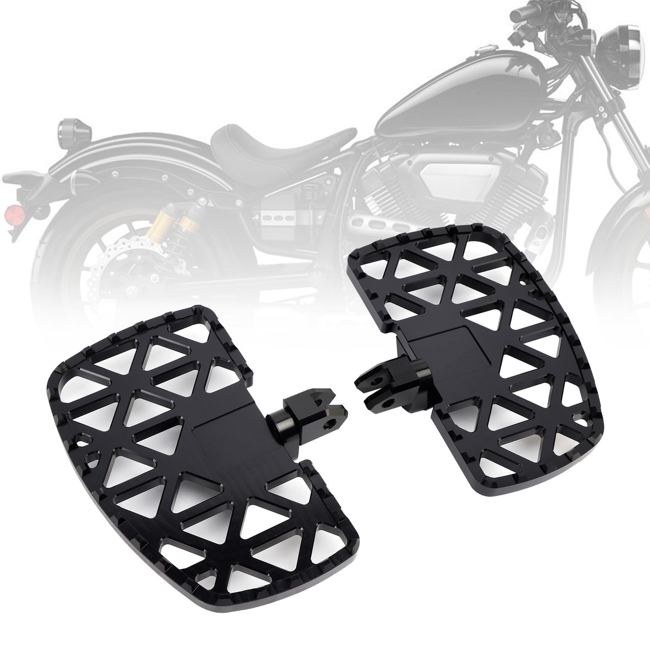 2014-2024 Yamaha BOLT R-SPEC 1 Pair Front Footpegs Aluminum Alloy Generic