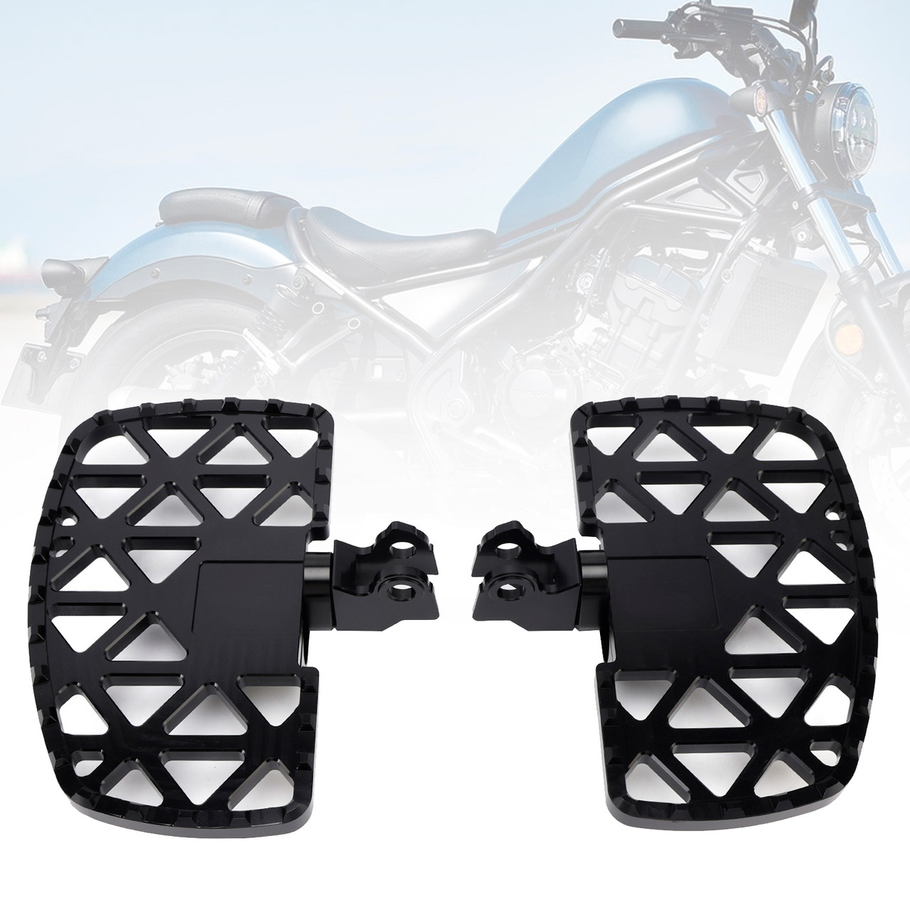 2017-2025 Honda CMX 500/300/250 1 Pair Front Footpegs Aluminum Alloy Generic 2017-2025 Honda CMX 500/300/250 1 Pair Front Footpegs Aluminum Alloy Generic