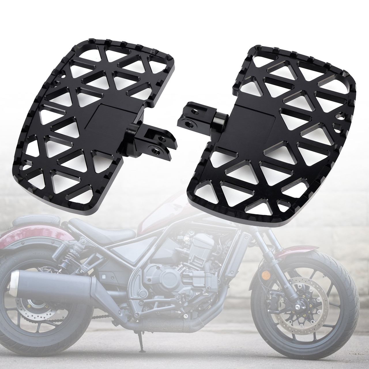 2021-2025 Honda CMX 1100 (DCT/MT) 1 Pair Front Footpegs Aluminum Alloy Generic