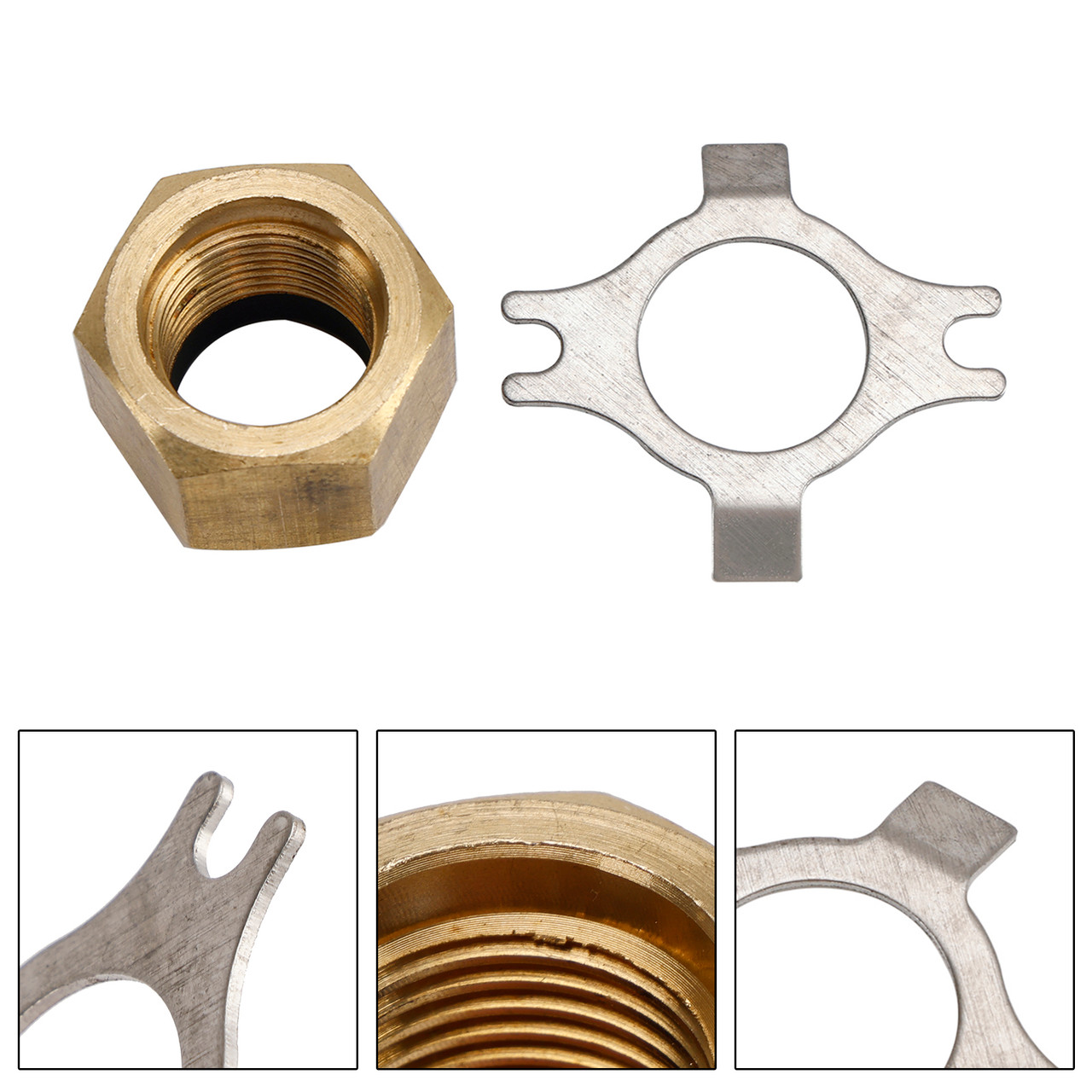 Propeller Nut with Locking Plate fit for Mercury Mercruiser 11-8M0056234