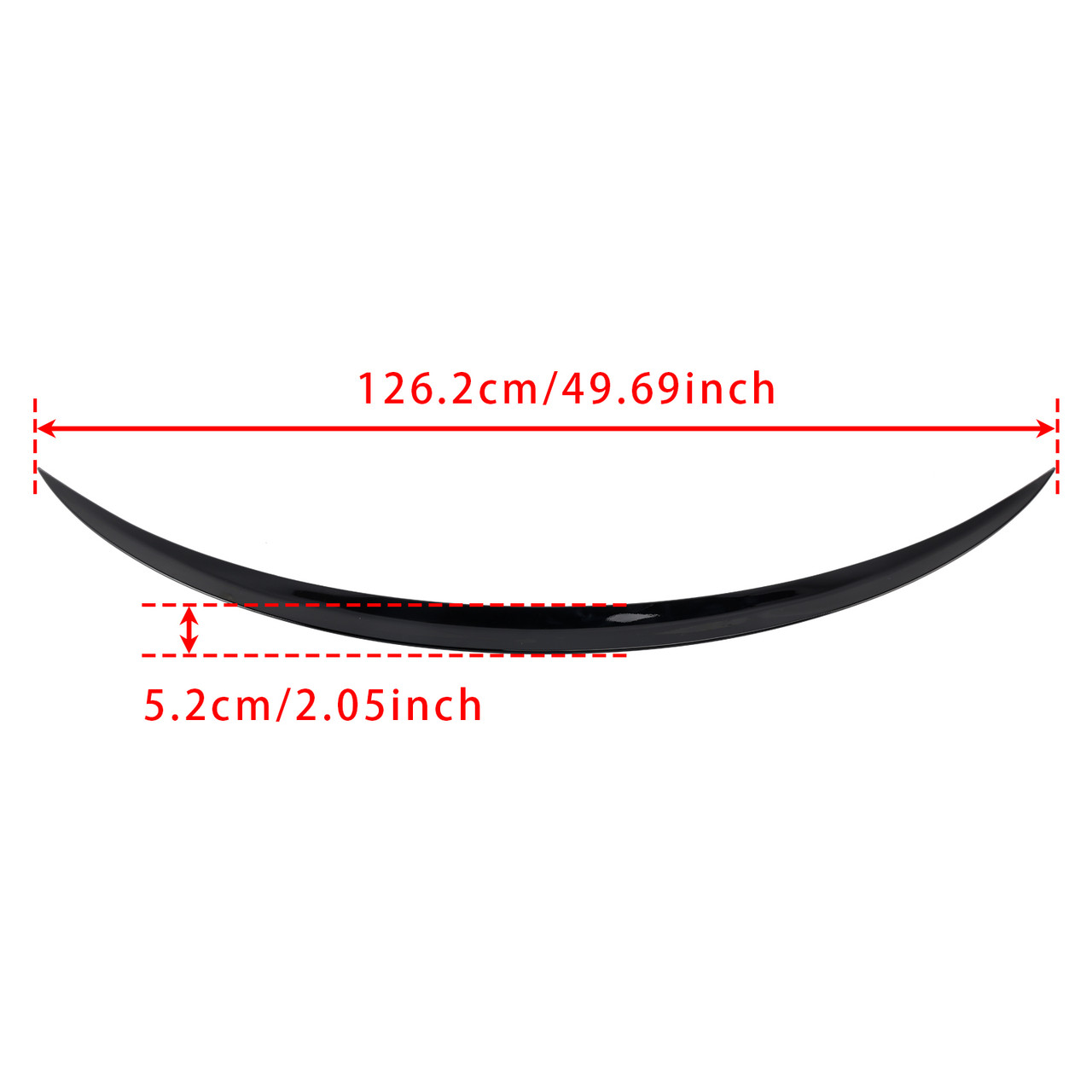 Mercedes Benz E Class C238 Coupe Models Rear Spoiler Gloss Black Generic