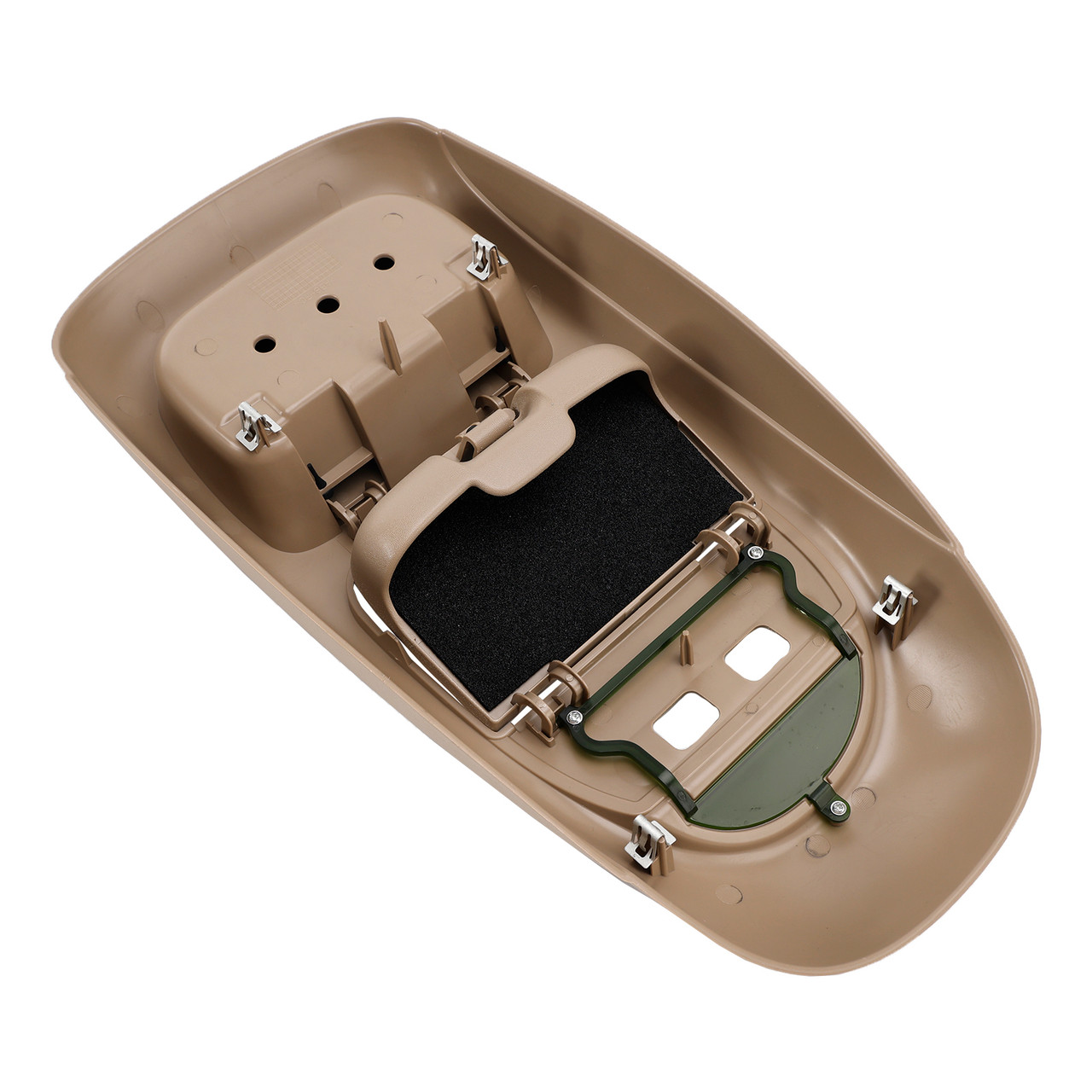 2002-2004 Ford F-250 F-350 F-450 F-550 Super Duty Overhead Console Assembly w/o Sunroof Tan/ Medium Parchment Generic