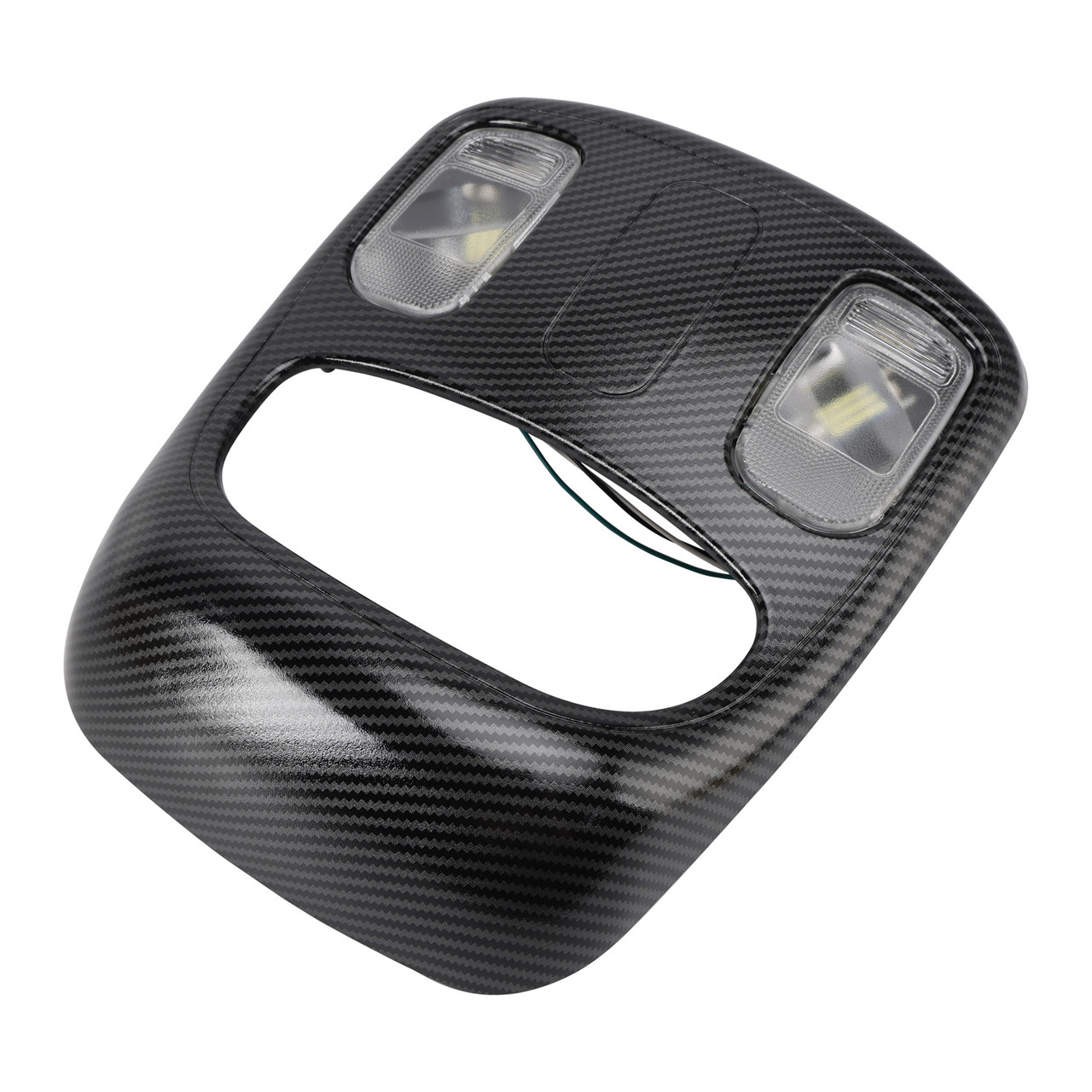 2002-2008 Dodge Ram 1500 Front LED Overhead Console Assembly 1DK78BD1AA Carbon Fibre Generic