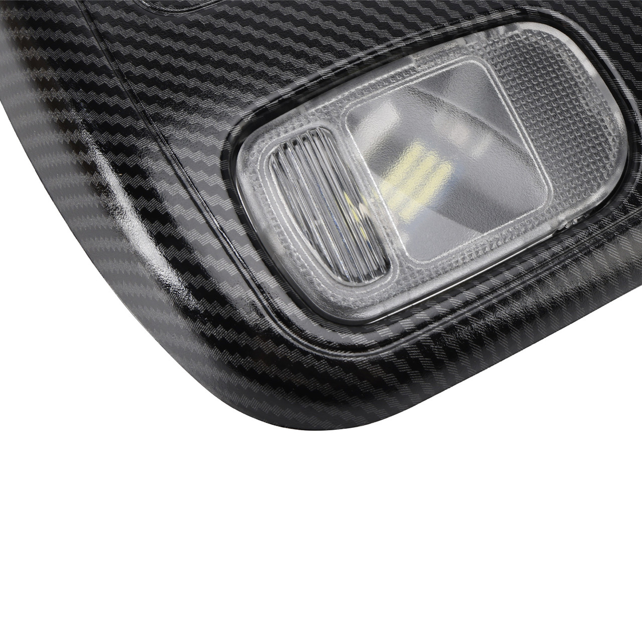 2002-2008 Dodge Ram 1500 Front LED Overhead Console Assembly 1DK78BD1AA Carbon Fibre Generic