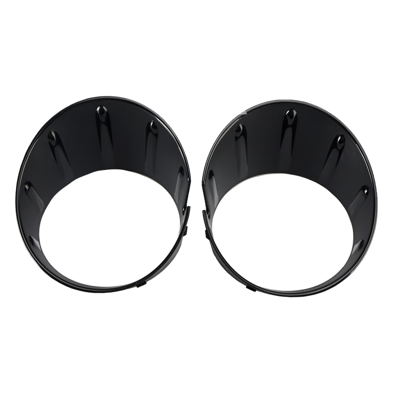 2009-2015 MINI Cabrio R57 LCI Pair Front Bumper Fog Light Lamp Cover Bezel 51117248791 51117248792 Generic