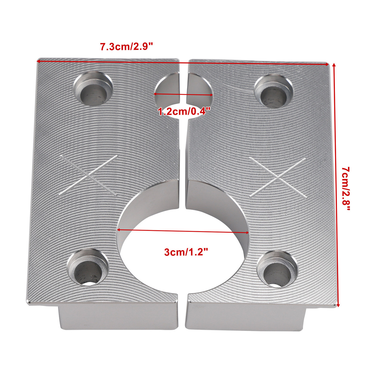 Reservoir body & Shaft Clamp 803-00-208 For Fox Float X Shock rebuild Vise Clamp Reservoir body & Shaft Clamp 803-00-208 For Fox Float X Shock rebuild Vise Clamp