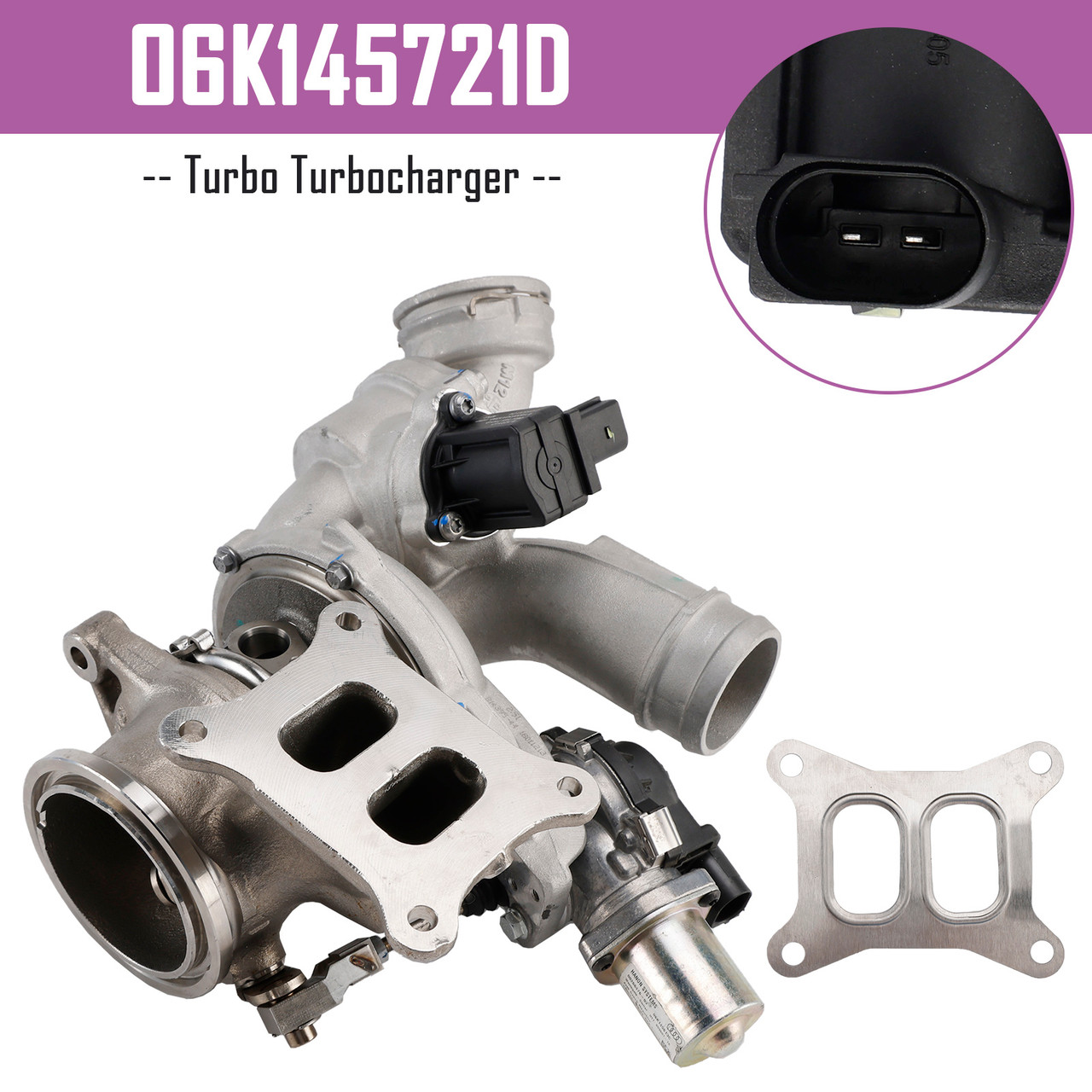 2014-2017 Volkswagen Beetle Passat L4 1.8L Turbo Turbocharger 06K145721D Generic