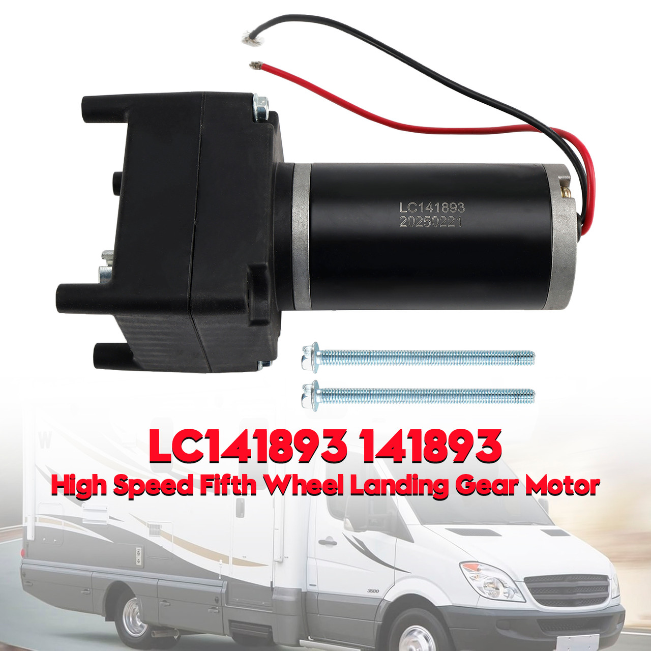High Speed Fifth Wheel Landing Gear Motor LC141893 for Lippert