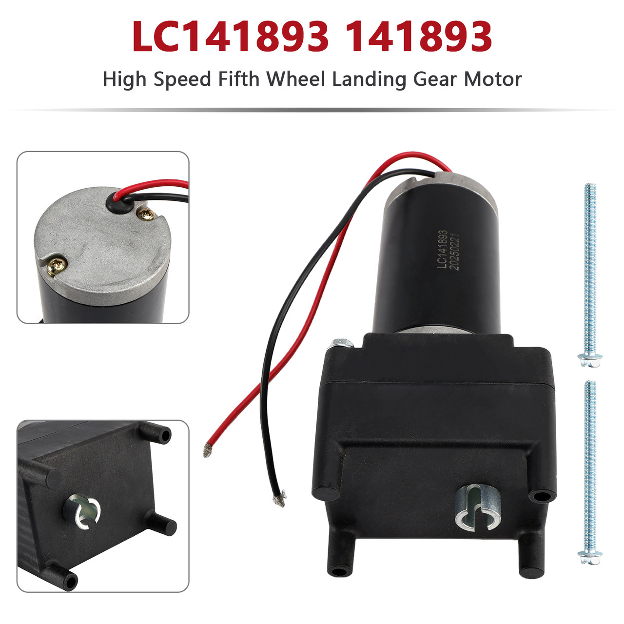 High Speed Fifth Wheel Landing Gear Motor LC141893 for Lippert