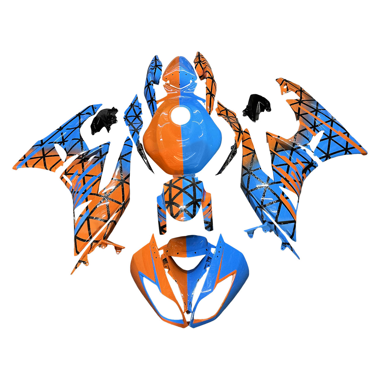 Kawasaki ZX6R 636 2009-2012 Fairing Kit Bodywork Plastic ABS Generic#176