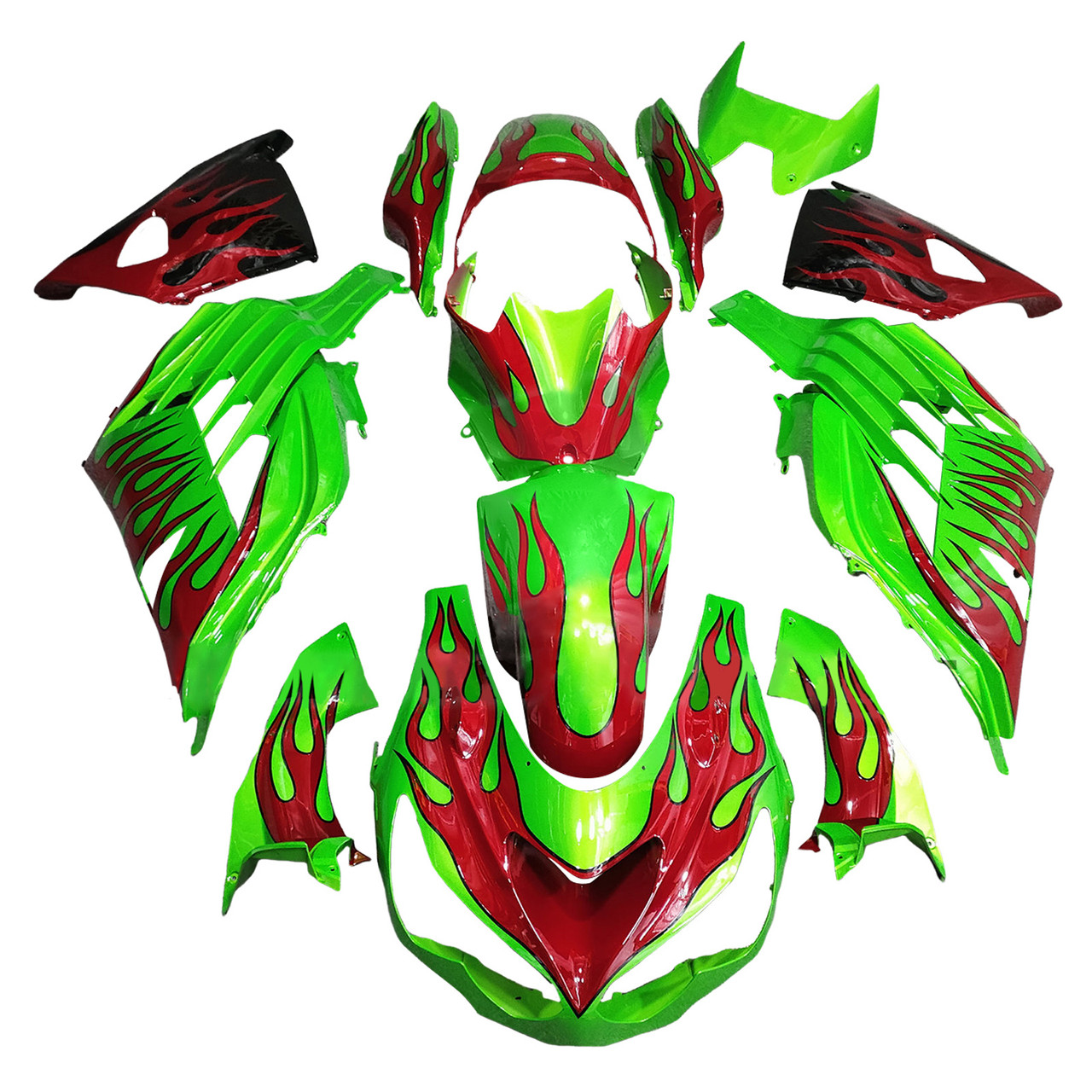 Kawasaki ZX14R ZZR1400 2012-2025 Fairing Kit Bodywork Plastic ABS Generic#128