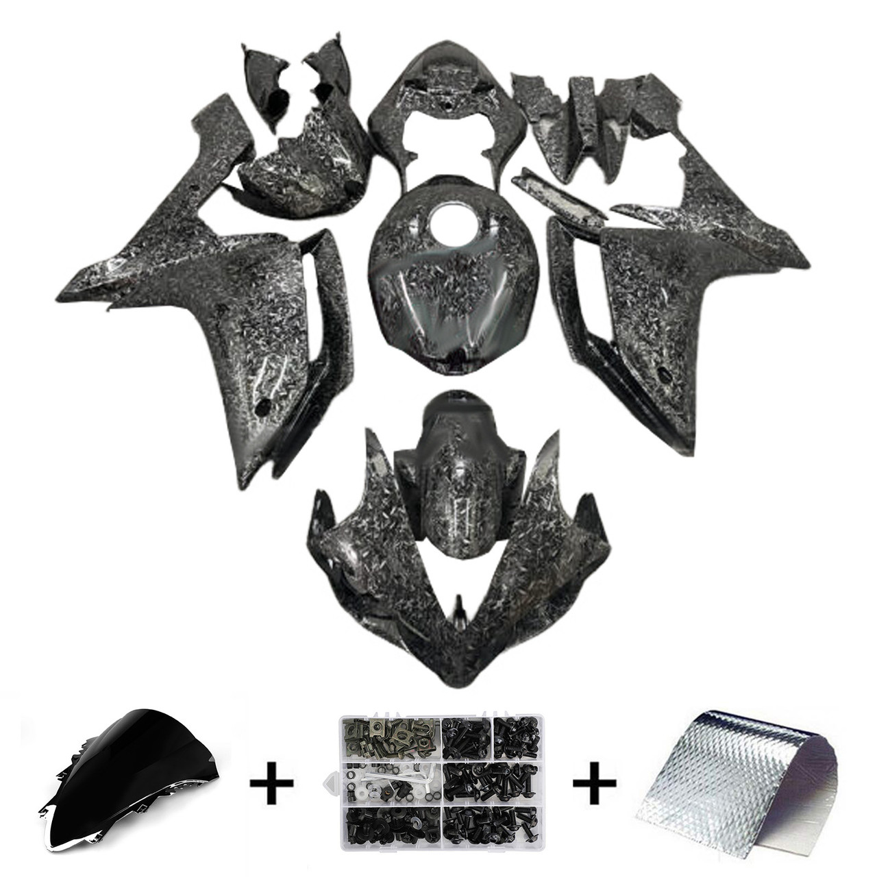 Yamaha YZFR1 YZF-R1 2007-2008 Fairing Kit Bodywork Plastic ABS Generic#164