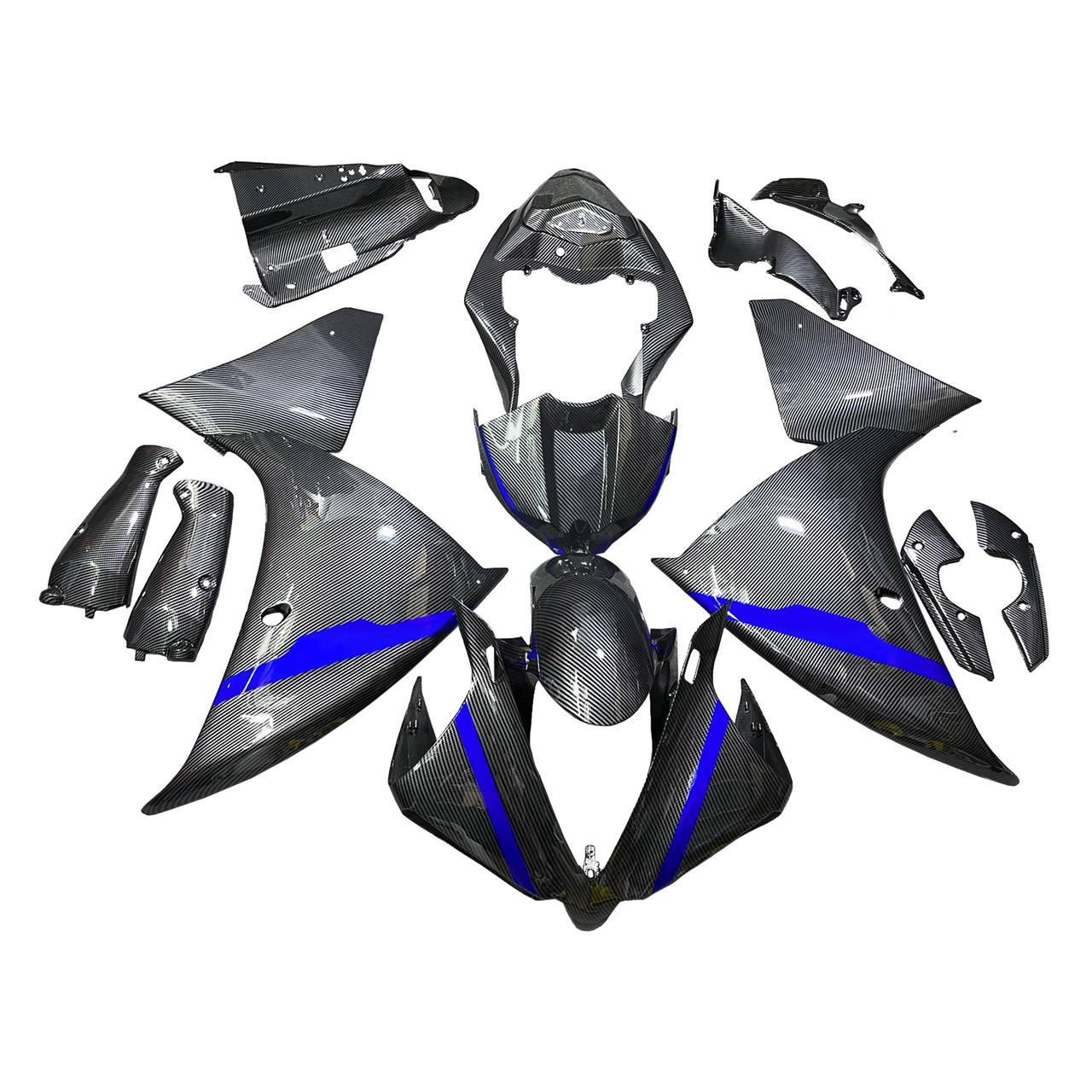 Yamaha YZFR1 YZF-R1 2012-2014 Fairing Kit Bodywork Plastic ABS Generic#184