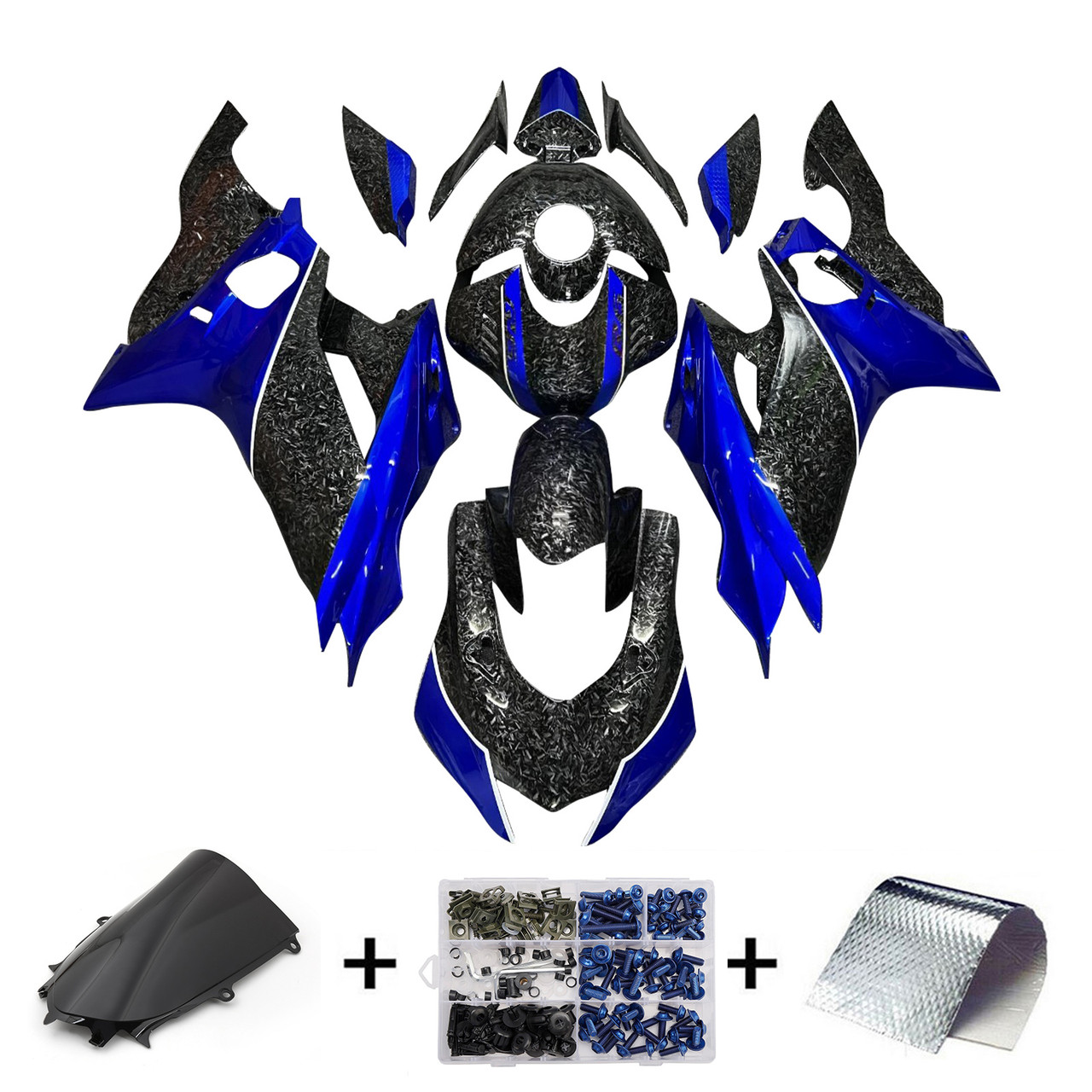 Yamaha YZF-R6 2017-2023 Fairing Kit Bodywork Plastic ABS Generic#222