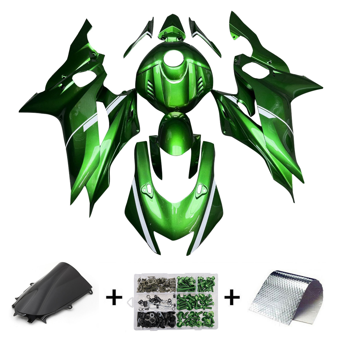 Yamaha YZF-R6 2017-2023 Fairing Kit Bodywork Plastic ABS Generic#228