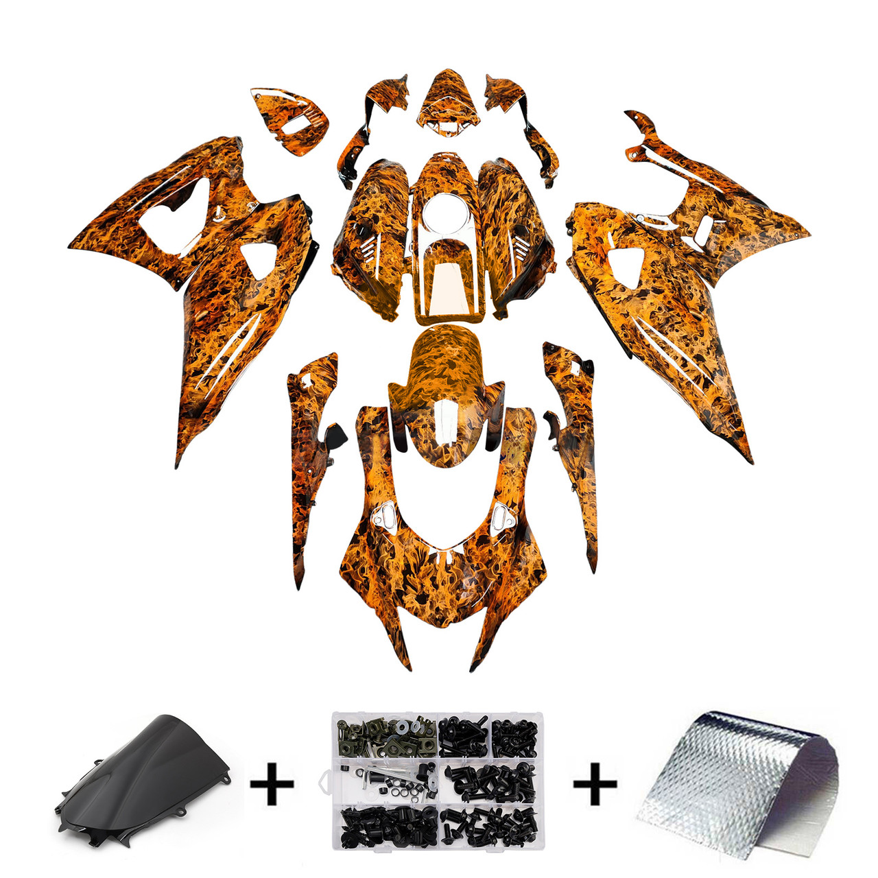 Yamaha YZF-R7 2021-2025 Fairing Kit Bodywork Plastic ABS Generic#166
