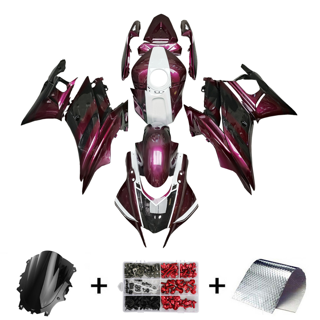 Yamaha YZF R3 R25 2022-2024 Fairing Kit Bodywork Plastic ABS Generic#192