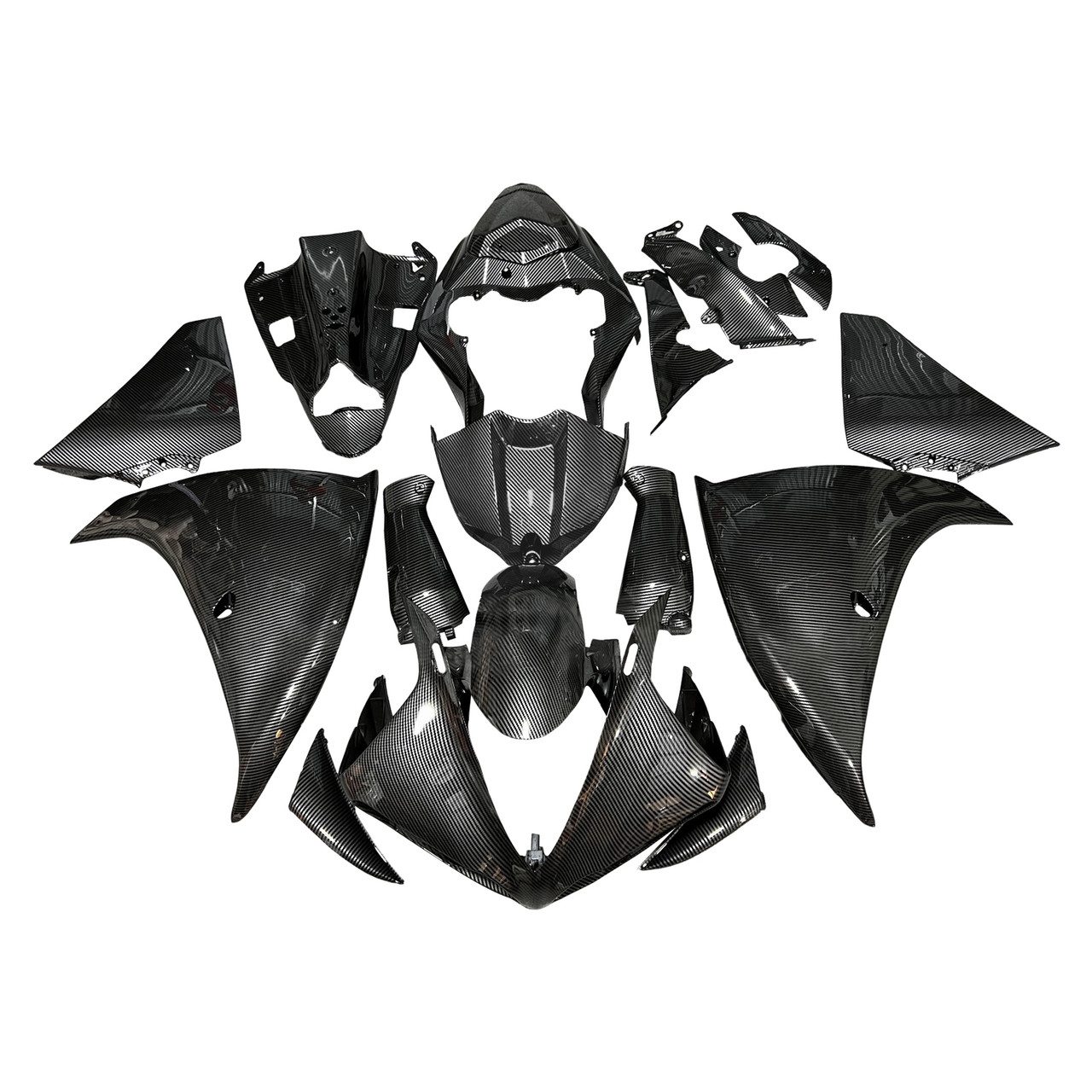 Unpainted Fairing Kit For Yamaha YZF R1 2009-2011 – 21-Piece ABS