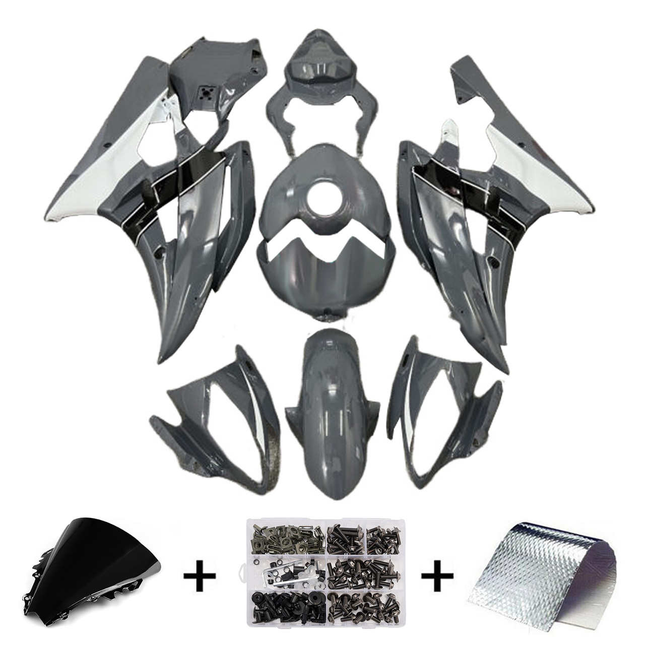 Yamaha YZFR6 YZF-R6 2006-2007 Fairing Kit Bodywork Plastic ABS Generic#179
