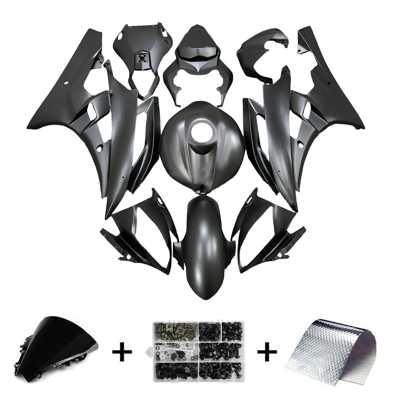 Yamaha YZFR6 YZF-R6 2006-2007 Fairing Kit Bodywork Plastic ABS Generic#194