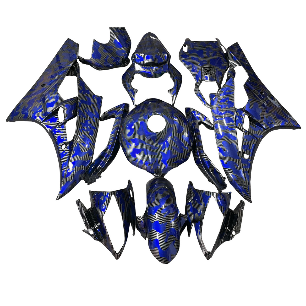 Yamaha YZFR6 YZF-R6 2006-2007 Fairing Kit Bodywork Plastic ABS Generic#200