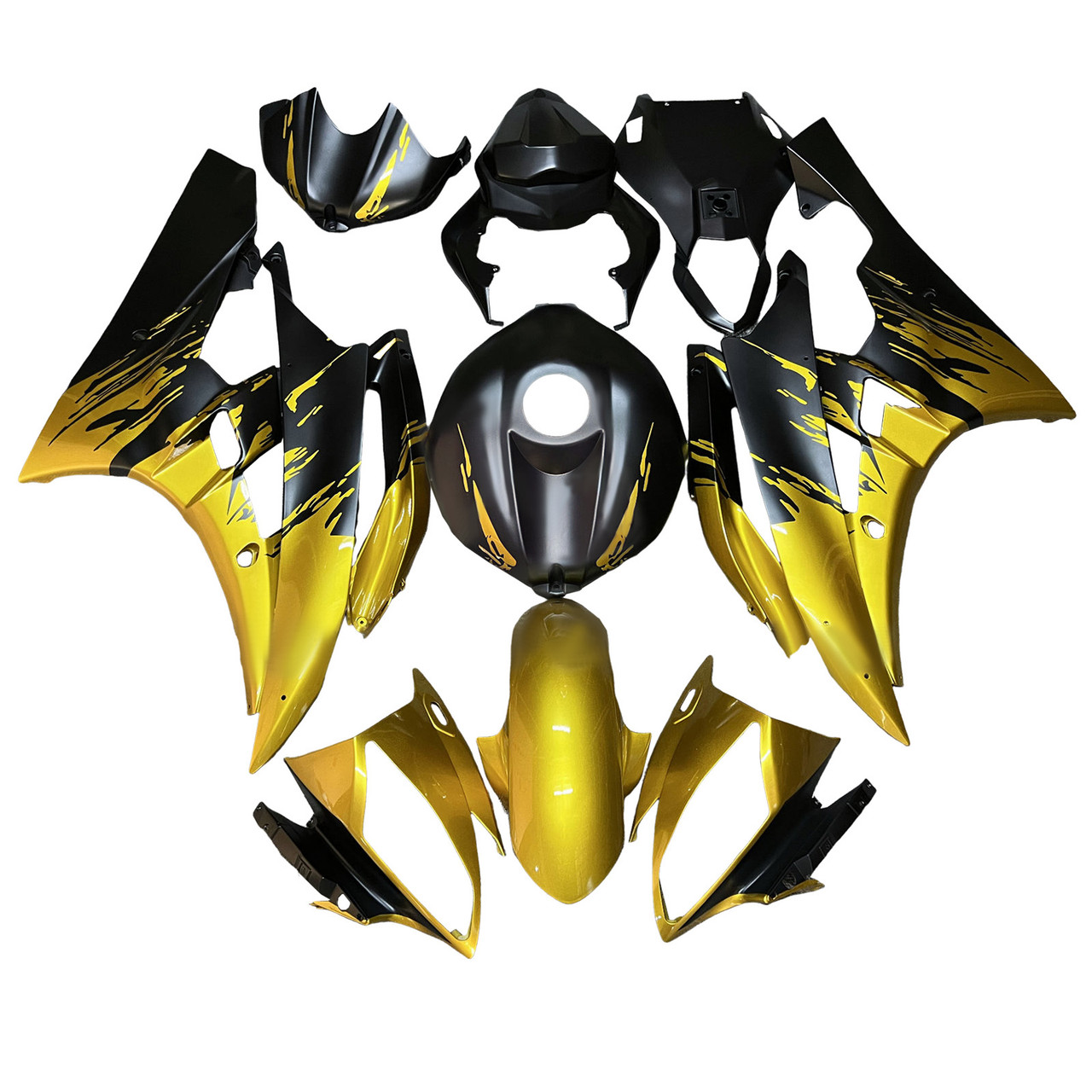 Yamaha YZFR6 YZF-R6 2006-2007 Fairing Kit Bodywork Plastic ABS Generic#213